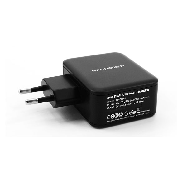 شارژر دیواری راو پاور مدل RP-PC001 شارژر دیواری راو پاور مدل RP-PC001