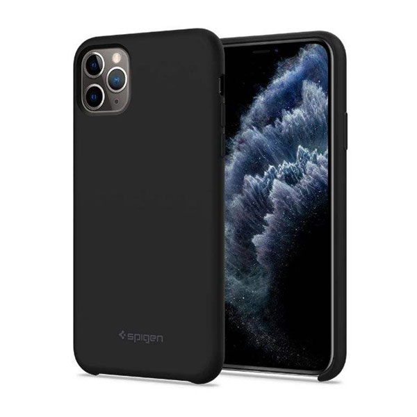 کاور اسپیگن مدل Silicone Fit مناسب برای گوشی موبایل اپل iPhone 11 Pro