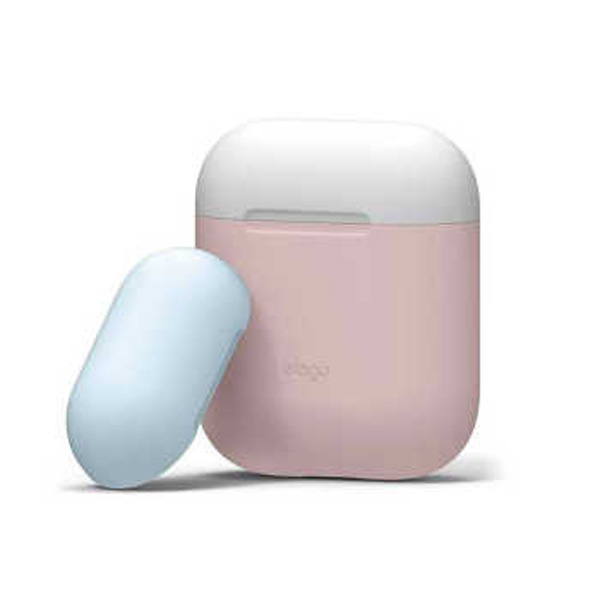 کاور محافظ سیلیکونی الاگو مدل DUO مناسب برای کیس Apple AirPods